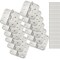 Cauldham Heavy-Duty 4" Interior Door Hinges with 5/8" Radius Corners - Satin Nickel
